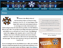 Tablet Screenshot of iatse19.org